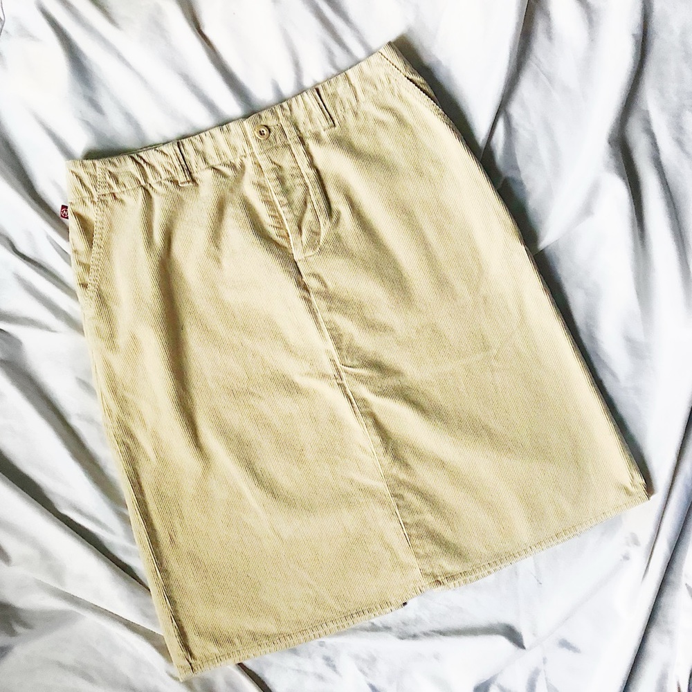 Nautica Corduroy Skirt (100% Cotton) - Picture 3 of 7